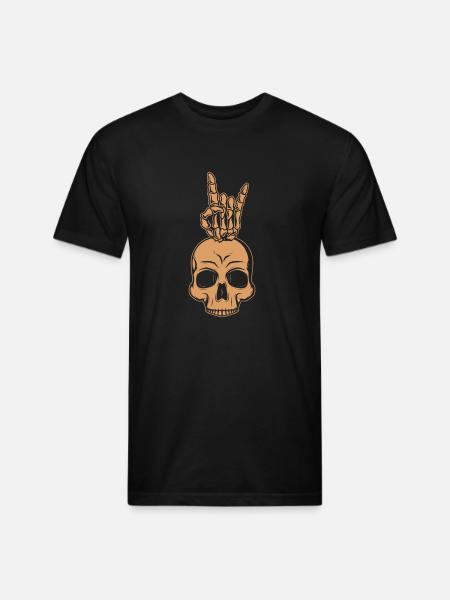 Electric Guitar - Unisex Poly/Cotton T-Shirt - black