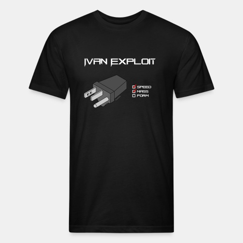 Ivan Exploit - 3D CAD Speedmodeling - Checklist - Fitted Cotton/Poly T-Shirt by Next Level