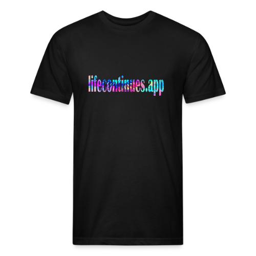 Lifecontinues.app1 - Unisex Poly/Cotton T-Shirt