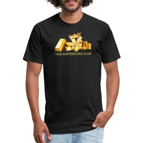 YEM SUPPORTERS CLUB - Men’s Fitted Poly/Cotton T-Shirt