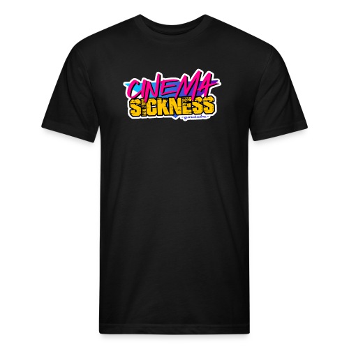 Cinema Sickness - Fitted Cotton/Poly T-Shirt by Next Level