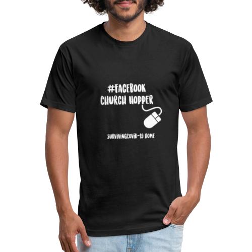 Church Hopper white dub - Unisex Poly/Cotton T-Shirt