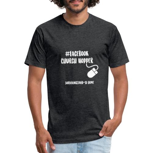 Church Hopper white dub - Unisex Poly/Cotton T-Shirt