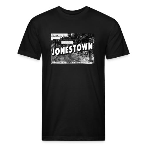 Jonestown Postcard - Unisex Poly/Cotton T-Shirt