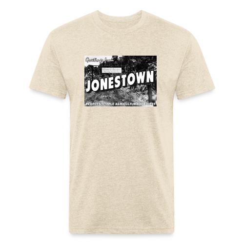 Jonestown Postcard - Unisex Poly/Cotton T-Shirt