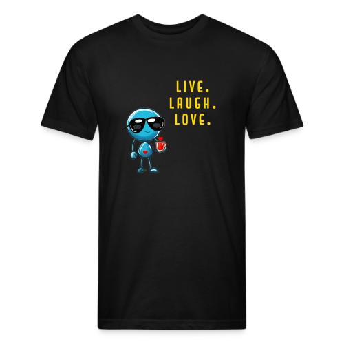 Smoon City_Smoon live laugh love - Unisex Poly/Cotton T-Shirt