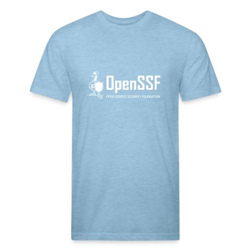OpenSSF Logo White - Unisex Poly/Cotton T-Shirt