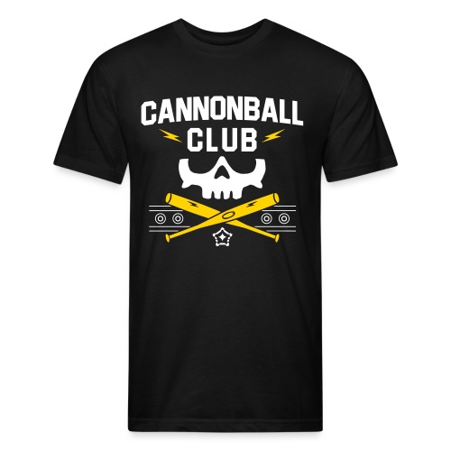 Cannonball Clubv - Men’s Fitted Poly/Cotton T-Shirt