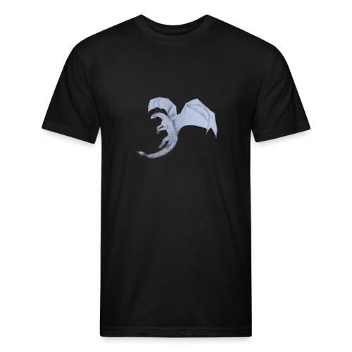 Gray Dragon - Fitted Cotton/Poly T-Shirt by Next Level