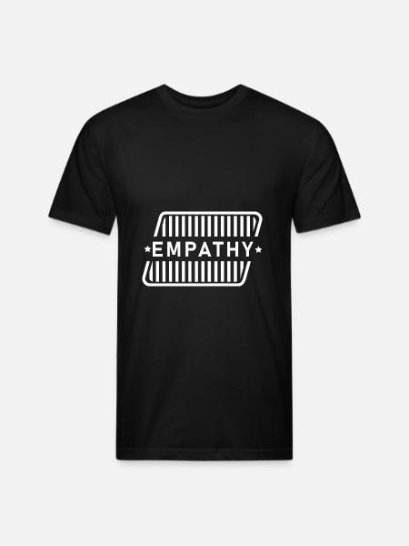 Empathy - Unisex Poly/Cotton T-Shirt - black