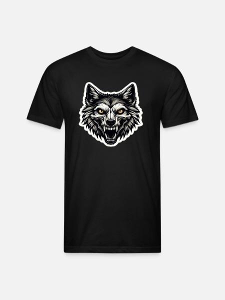 Skulldog: Bite of Style - Unisex Poly/Cotton T-Shirt - black
