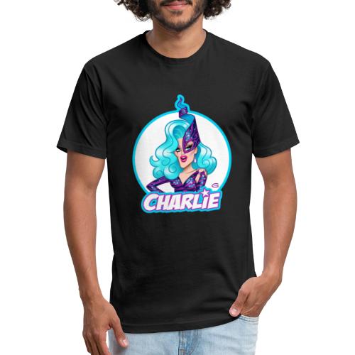 Dame Charlie Hides by Glen Hanson - Men’s Fitted Poly/Cotton T-Shirt