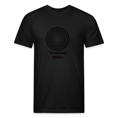 Greatness Within - Men’s Fitted Poly/Cotton T-Shirt