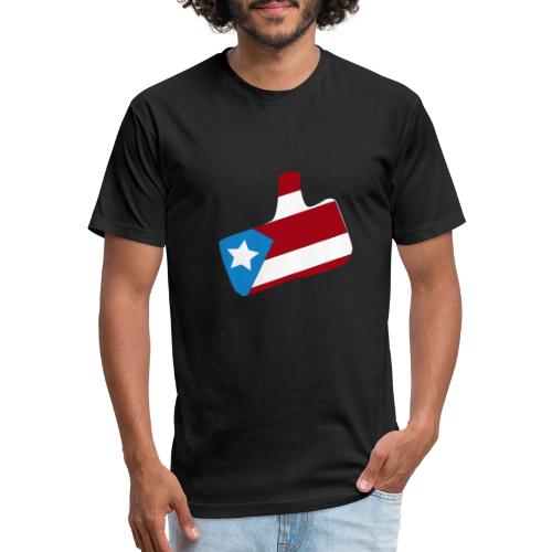 Puerto Rico Like It - Men’s Fitted Poly/Cotton T-Shirt