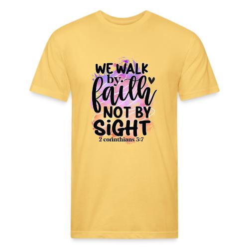 Harmony Collection - We Walk by Faith not by Sight - Unisex Poly/Cotton T-Shirt