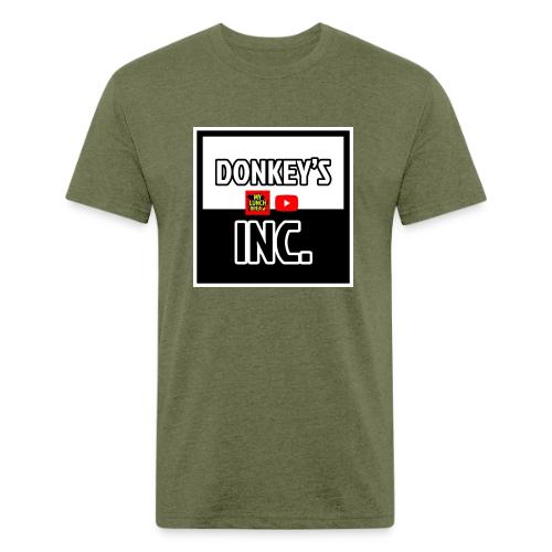 DONKEY'S INC #2 - Men’s Fitted Poly/Cotton T-Shirt