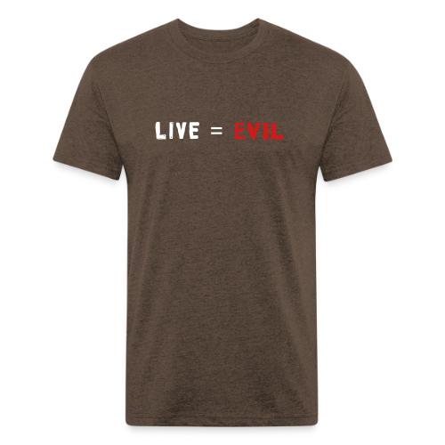 Live = Evil - Unisex Poly/Cotton T-Shirt