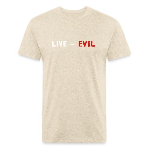 Live = Evil - Unisex Poly/Cotton T-Shirt