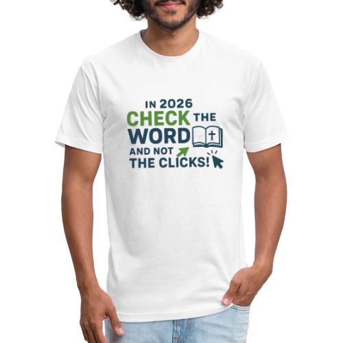 Color Word Clicks 2026 Background - Unisex Poly/Cotton T-Shirt