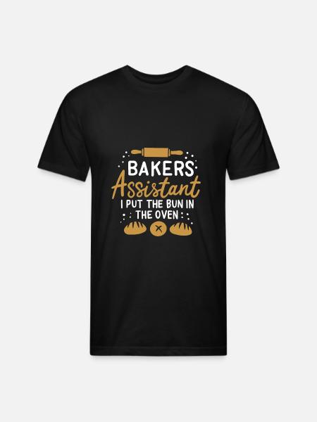 Bakers Assistant - Unisex Poly/Cotton T-Shirt - black