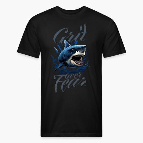 Grit over Fear - Unisex Poly/Cotton T-Shirt