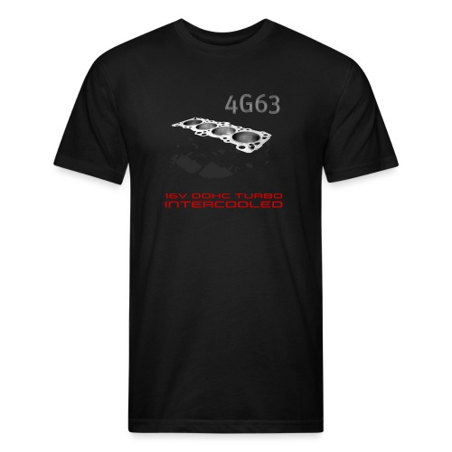 4g63 16v DOHC Turbo Intercooled - Fitted Cotton/Poly T-Shirt by Next Level