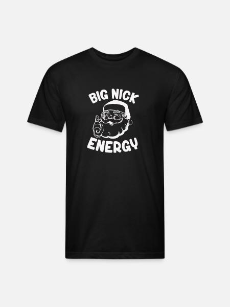 Big Nick Energy - Unisex Poly/Cotton T-Shirt - black