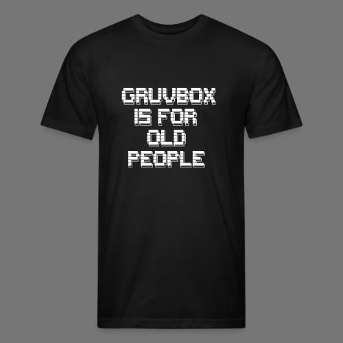 Gruvbox Old People ASCII - Unisex Poly/Cotton T-Shirt