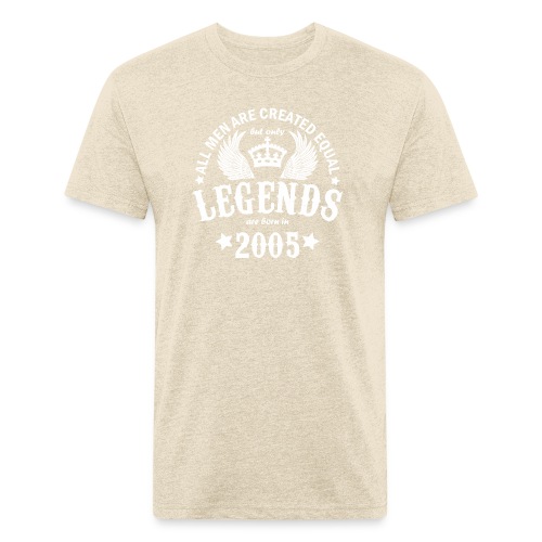 Legends are Born in 2005 - Men’s Fitted Poly/Cotton T-Shirt