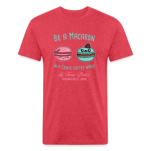 Be a Macaron - Men’s Fitted Poly/Cotton T-Shirt