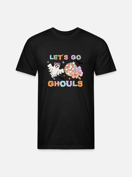 LET S GO GHOULS - Unisex Poly/Cotton T-Shirt - black