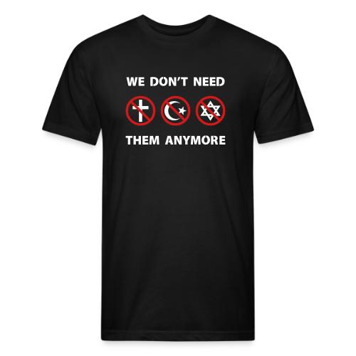 We Don't Need Religion Anymore - Unisex Poly/Cotton T-Shirt