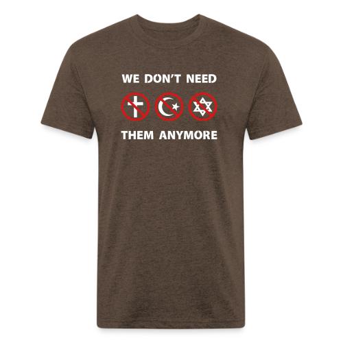 We Don't Need Religion Anymore - Unisex Poly/Cotton T-Shirt