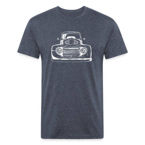 1949 Ford F1 Classic Truck Men's T-Shirt - Men’s Fitted Poly/Cotton T-Shirt