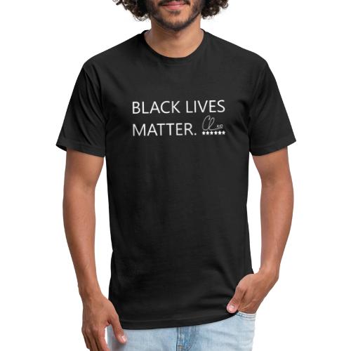 Black Lives Matter (white font) - Unisex Poly/Cotton T-Shirt