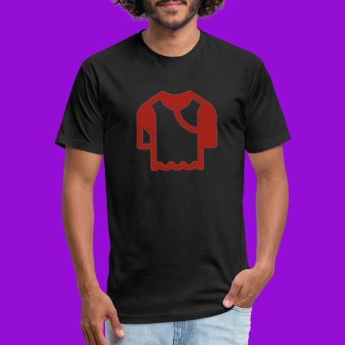 Logo outline - Unisex Poly/Cotton T-Shirt