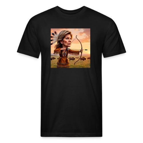Elizabeth Warren hunting buffalo - Unisex Poly/Cotton T-Shirt