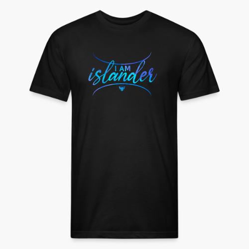 I am Islander (Blue) - Unisex Poly/Cotton T-Shirt