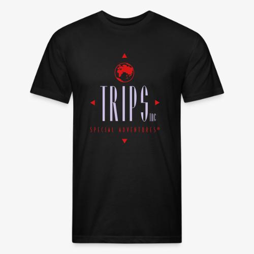 Original Trips Inc.™ Logo Multicolored Design - Unisex Poly/Cotton T-Shirt
