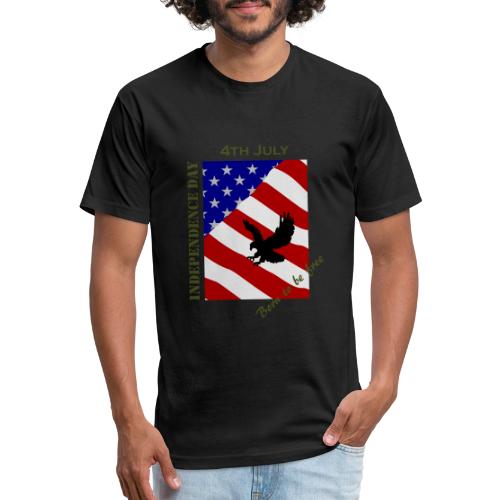 4th July Independence Day - Unisex Poly/Cotton T-Shirt