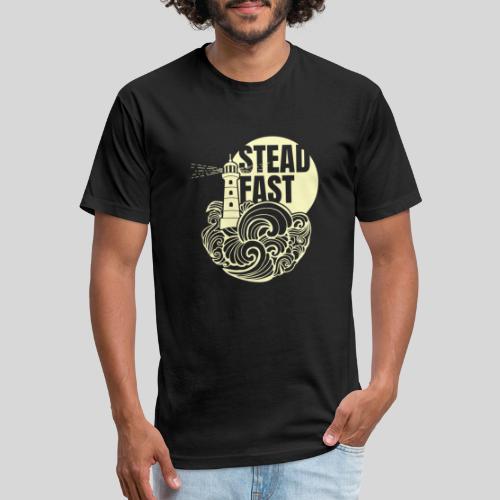 Steadfast - yellow - Men’s Fitted Poly/Cotton T-Shirt