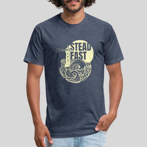 Steadfast - yellow - Fitted Cotton/Poly T-Shirt by Next Level