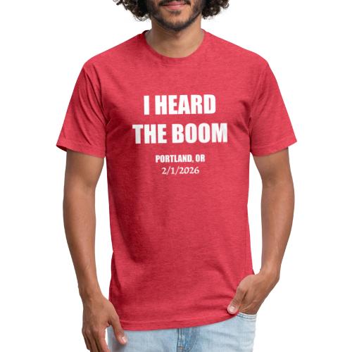 I HEARD THE BOOM - Unisex Poly/Cotton T-Shirt