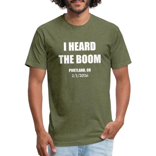 I HEARD THE BOOM - Unisex Poly/Cotton T-Shirt