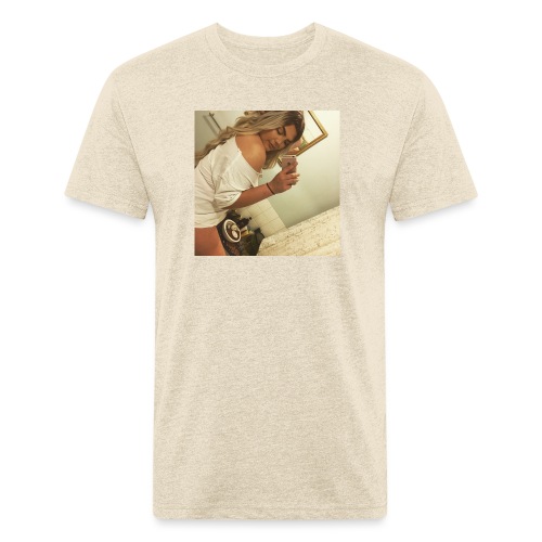 B.HARDY SHY SELFIE - Men’s Fitted Poly/Cotton T-Shirt
