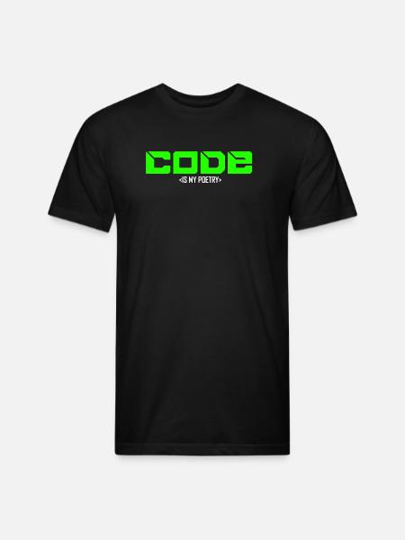 programmer - Unisex Poly/Cotton T-Shirt - black