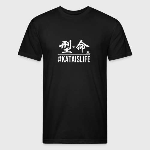#kataislife - 型=命 - Fight Chops - Men’s Fitted Poly/Cotton T-Shirt