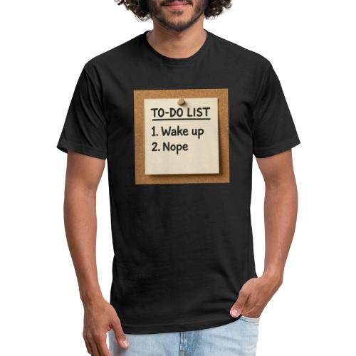 Humorous To Do List - Unisex Poly/Cotton T-Shirt
