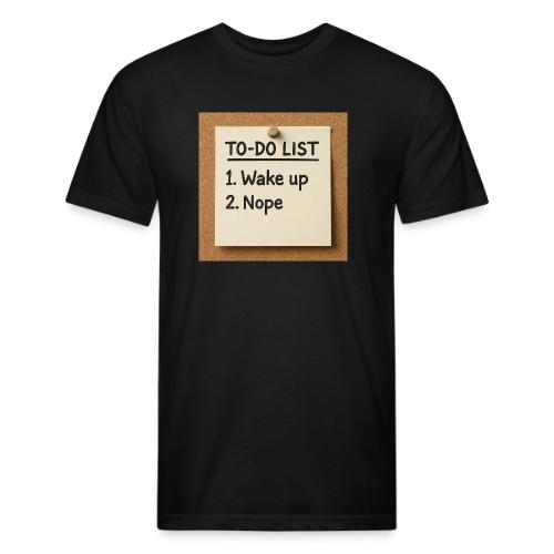 Humorous To Do List - Unisex Poly/Cotton T-Shirt