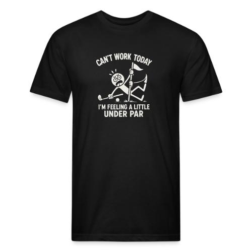 Funny Golf T-Shirt | Can't Work Today - Unisex Poly/Cotton T-Shirt